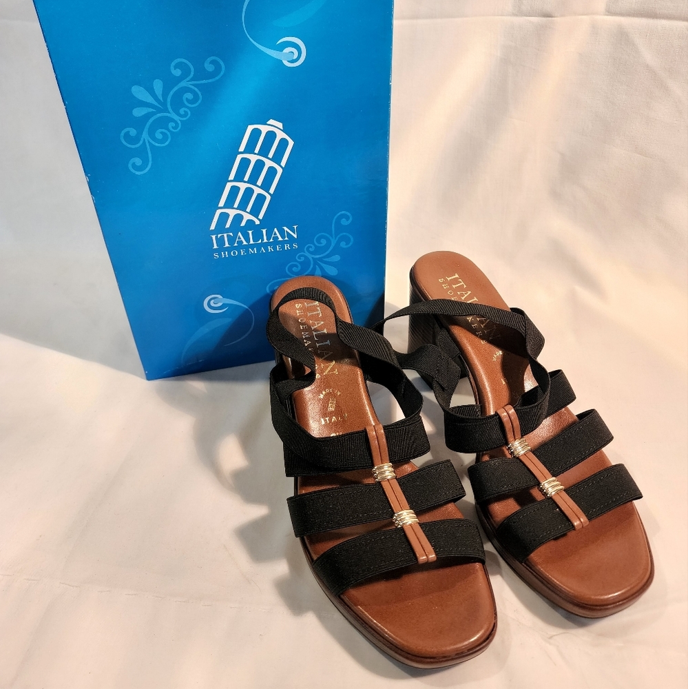 Italian Shoemakers Women's Black Sandal